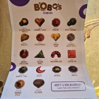 Different flavours of chocolates at BoBo's Bonbons in Terheijden