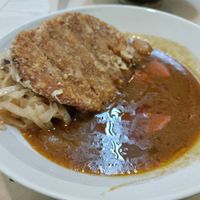 Japanese curry with cutlet at The Vegan Plate in Tainan