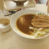Japanese curry with golden steak and miso soup #Veganuary at The Vegan Plate in Tainan