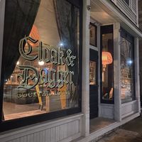 Outside at Cloak & Dagger in Cleveland