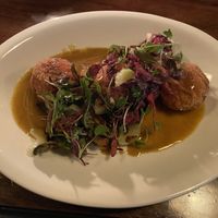 Carrot 🥕 croquettes   at Cloak & Dagger in Cleveland