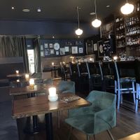 Interior seating at Cloak & Dagger in Cleveland