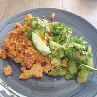 Scrambled Tofu at Earthbound Bowra in Nambucca Heads