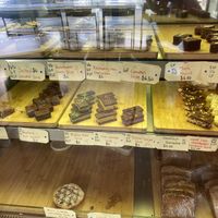 Lots of sweet treats marked vegan   at Earthbound Bowra in Nambucca Heads