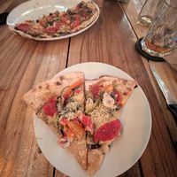 Pizza vegano at La Leyenda de L'Antico Forno in Puerto Viejo De Talamanca