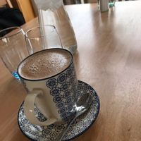 Hot chocolate at The Breakwater in Isle Of Lewis