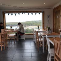 Cafe with a view.  at The Breakwater in Isle Of Lewis