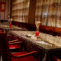 long table, we were 16 persons.. at Kilimanjaro in Frankfurt