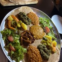 Vegetarian Taste Plate  at Kilimanjaro in Frankfurt