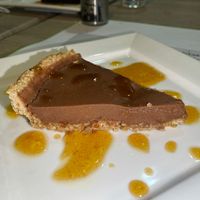 Amazing chocolate cake at Just Vegan - Marina Walk Pearl in Dubai