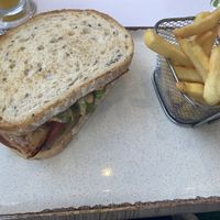 BTL sandwich at Just Vegan - Marina Walk Pearl in Dubai