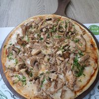 Pizza at Just Vegan - Marina Walk Pearl in Dubai
