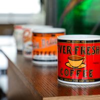 Calgary's best coffee and tea! at Red's Diner - 58th in Calgary