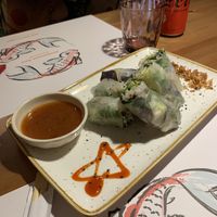 Rollitos vietnamitas de verduras, tremendos   at Dumplings in Barcelona