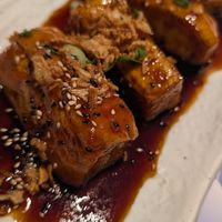 Tofu terryaki at Dumplings in Barcelona