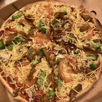   at Domino's Pizza in Frankfurt