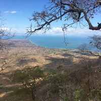 Amazing views down to the lake! at The Mushroom Farm in Livingstonia