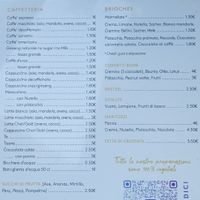 Menu and prices at efrem in Turin