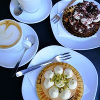 Black Forest, Pistachio and Lemon Cream. at efrem in Turin
