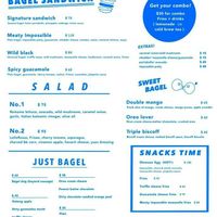 Menu at 404Plant in Hong Kong Island