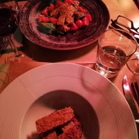 Tempeh marinato con verdure saltate at MiBiò bistrot in Milan