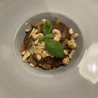 Mousse ai cachi  at MiBiò bistrot in Milan