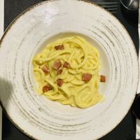 Carbonara  at MiBiò bistrot in Milan