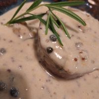 Filetto pepe verde at MiBiò bistrot in Milan