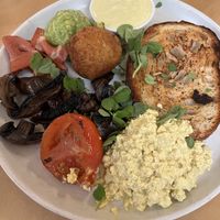 Vibe big breakfast   at Plant Vibes Cafe in Bowen Hills