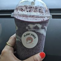 Peanut Butter Banana Smoothie ✨ #Veganuary at Plant Vibes Cafe in Bowen Hills