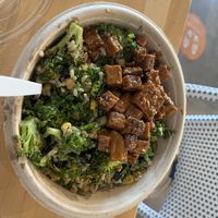 Build your own with miso tofuu  at Roots Natural Kitchen in Blacksburg