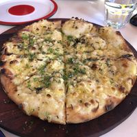 garlic bread  at George's Beach Club in Raglan