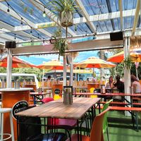 Opening time at George's Beach Club in Raglan