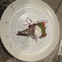 Chocolate torte  at SER Restaurante in Nosara