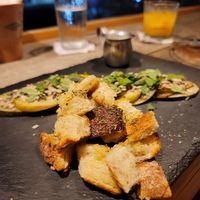 Eggplants and pears gratin at SER Restaurante in Nosara