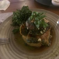 Portobello tower  at SER Restaurante in Nosara