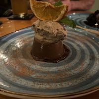 Chocolate panna cotta   at SER Restaurante in Nosara