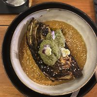 Grilled cabbage   at SER Restaurante in Nosara