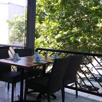 Balcony seating.  at Green Sprouts Vegetarian in Neutral Bay