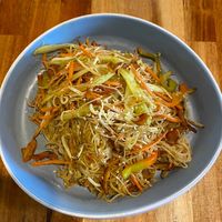 Singapore Noodles  at Green Sprouts Vegetarian in Neutral Bay