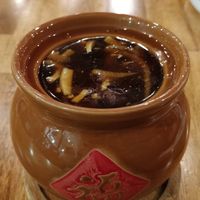 Hot & sour soup at Green Sprouts Vegetarian in Neutral Bay