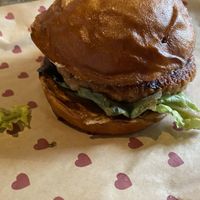 smashed vegan meet with guacamole 🥑 (soooo yummy our fav)   at Burgerheart in Nuremberg