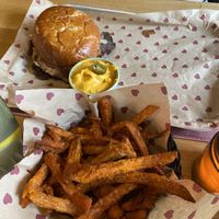 sweet potato fries sooo good  at Burgerheart in Nuremberg