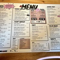 Speisekarte  at Burgerheart in Nuremberg
