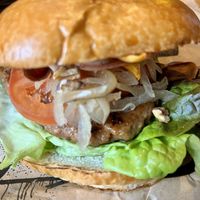 The Berlin Mitte mit Brioche-Bun  at Burgerheart in Nuremberg