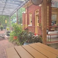 Seating Area at Muñecas Downtown Taco Garden in Gainesville