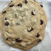 Giant chocolate chip cookie   at Frankly Plant Based Kitchen in Toledo