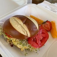 Rise and shine breakfast sandwich  at The Sanibel Sprout in Sanibel