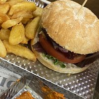 Burger  at El Garaje in Valencia
