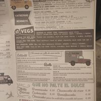 Menú nuevo vegano a septiembre de 2022 at El Garaje in Valencia